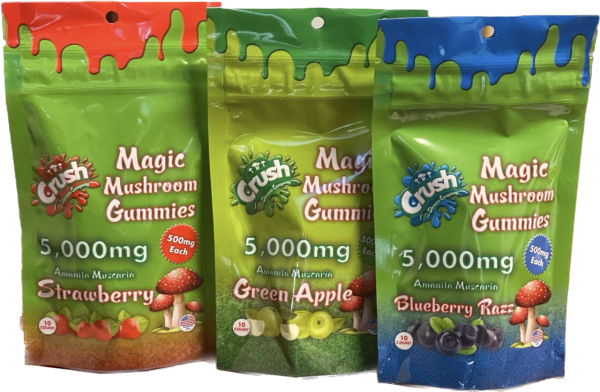 Crush | Magic Mushroom Gummies 5000MG | 10ct