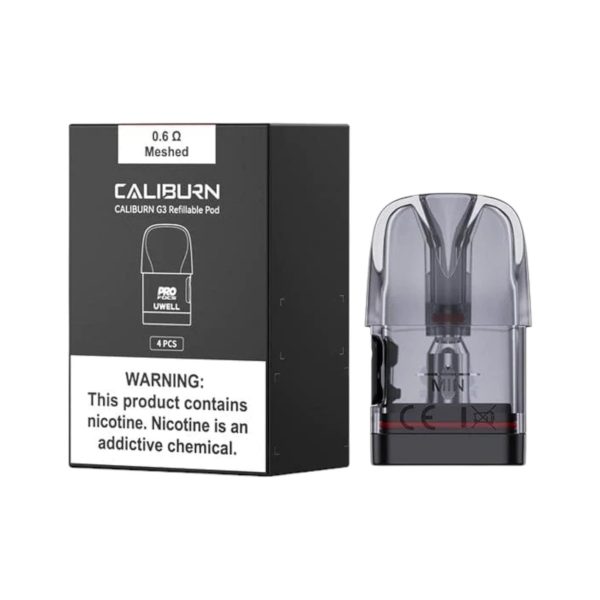 Uwell Caliburn - G3 2.5ML Refillable Replacement Pod - 4pk