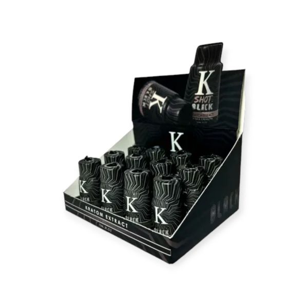 K Shot Kratom | Black | Extract Shot 10ML - Image 2