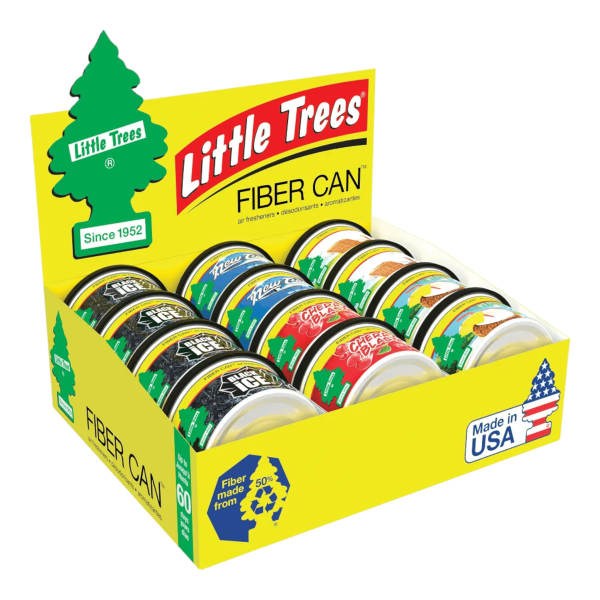 Little Tree | Fiber Cans | Assortment Box  [ Box of 12 ]