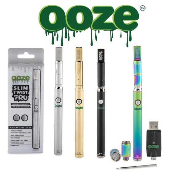 Ooze | Slim Twist Pro | 510 Cartridge & Extract Kit