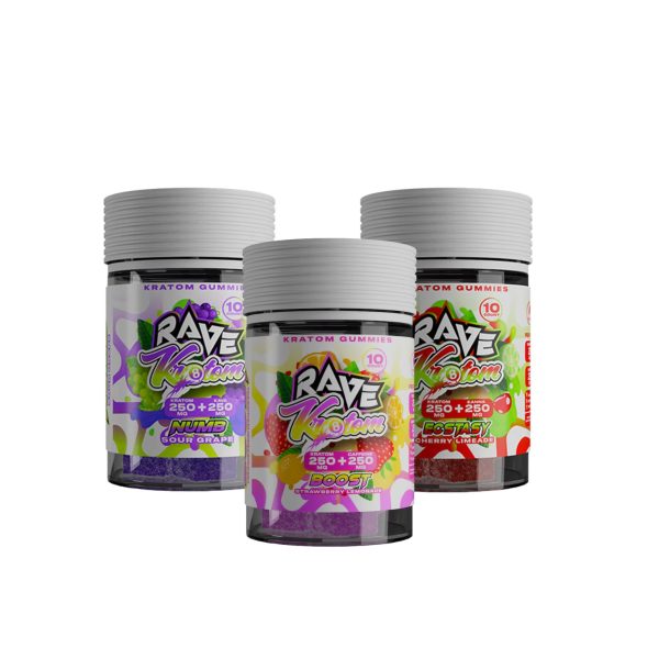 Rave Kratom | Target Gummies - 10CT