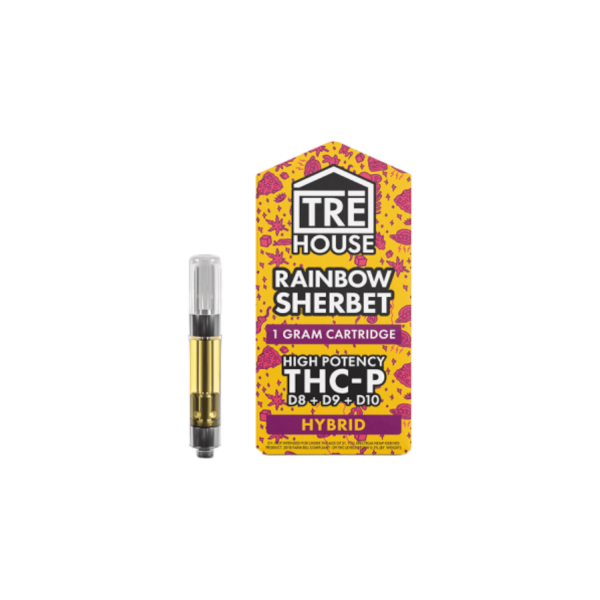 Box of 5 - TRE House - High Potency D8 + D9 + D10 + THCP Cartridge - 1G