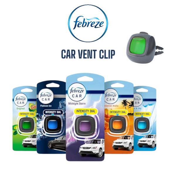 Febreze | Car Air Freshener | Vent Clip 2ml [ Box of 8 ]