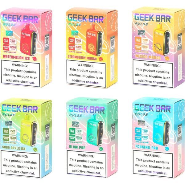 Geek Bar | Pulse  15000 Puff  | 16 ML [ Box of 5 ]