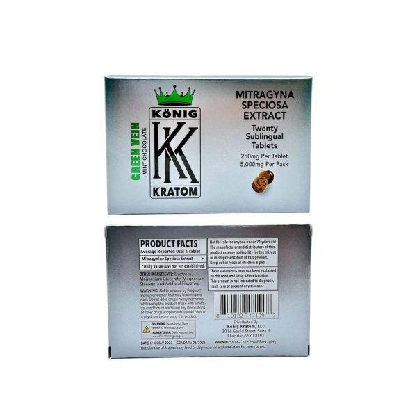 Konig | Kratom Tablets | 250mg | 20ct - Image 16
