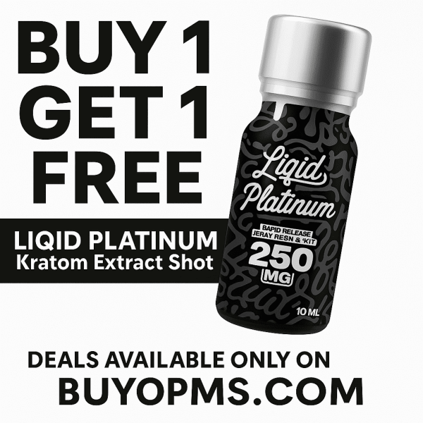 Liqid Platinum Kratom | Extract Shot 250mg | 10ML