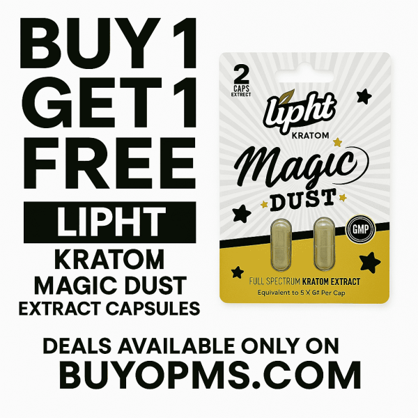 Lipht Kratom | Magic Dust Extract Capsules