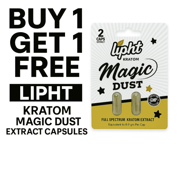 Lipht Kratom | Magic Dust Extract Capsules