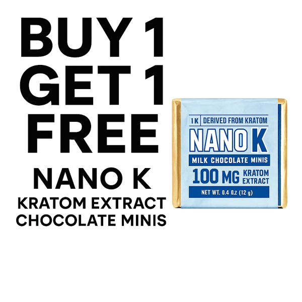 Nano K | Kratom Extract Chocolate Minis | 100mg