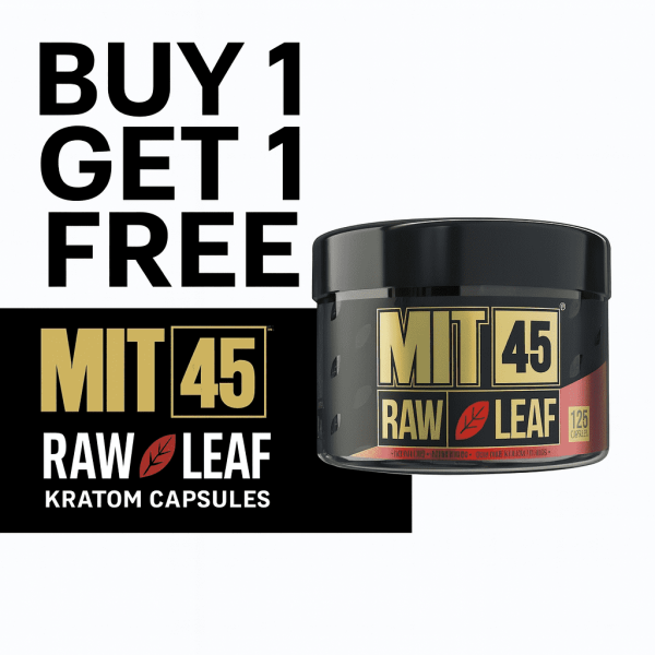MIT45 | Raw Leaf | Kratom Capsules