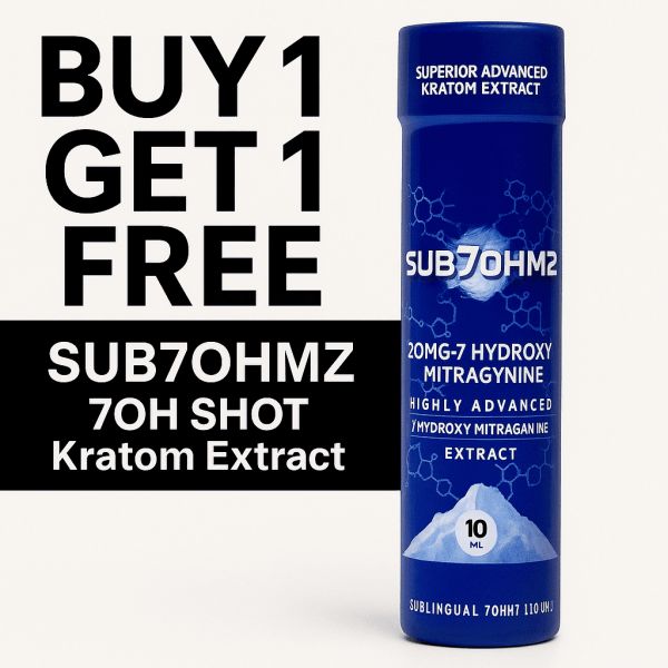 Sub 7Ohmz | 7OH Shot - 10ml - 20MG - Image 3