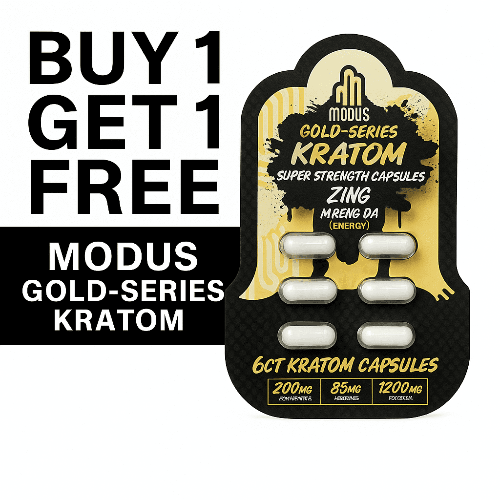 Modus | Gold Series Kratom | Capsules